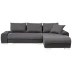 XXXLutz Lauterach - Ihr M&ouml;belhaus bei Bregenz Ecksofa in Webstoff, Flachgewebe Anthrazit, Schwarz