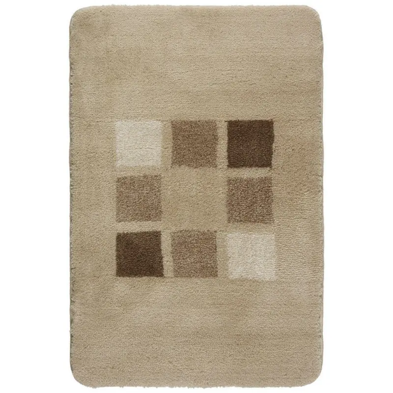 Badteppich 70/120 cm Hellbraun