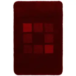 Badteppich 70/120 cm Rot