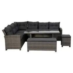 Dining-Loungeset 21-teilig 247/192 cm