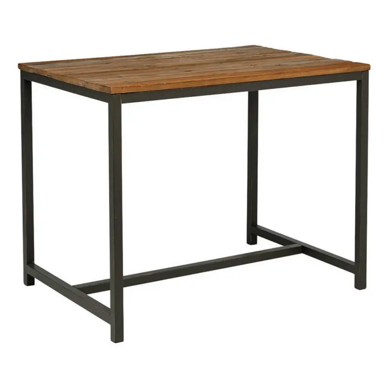Bartisch in Holz, Metall 130/90/109 cm