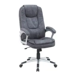 Chefsessel in Mikrofaser Grau