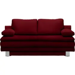 Schlafsofa in Dunkelrot