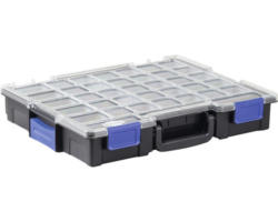 Sortimentskasten Aufbewahrungsbox Industrial inkl. 1 Fach 440 x 76 x 355 mm schwarz (unbefüllt)