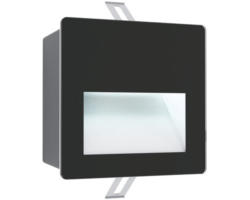 LED Einbauleuchte ARACENA 2,5 W 320 lm 4000 K neutralweiß 140x140 mm IP65 schwarz