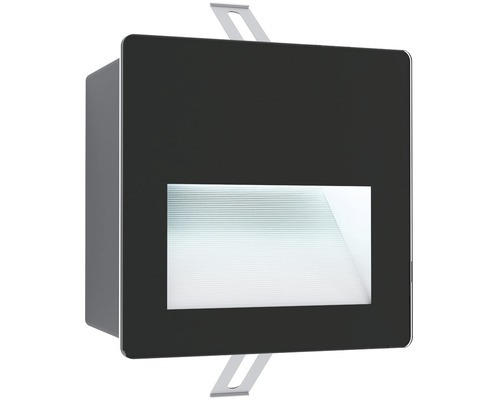 LED Einbauleuchte ARACENA 2,5 W 320 lm 4000 K neutralweiß 140x140 mm IP65 schwarz