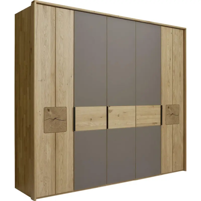 Drehtürenschrank in Eichefarben