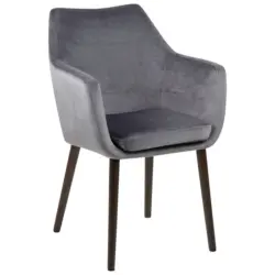 Armlehnstuhl in Samt