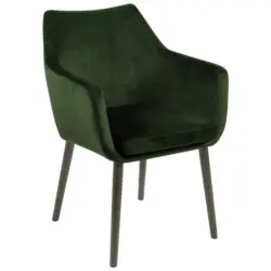 Armlehnstuhl in Samt