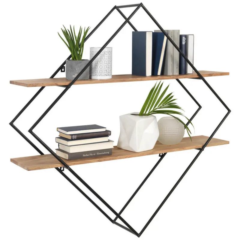 Wandregal 107/107/26 cm