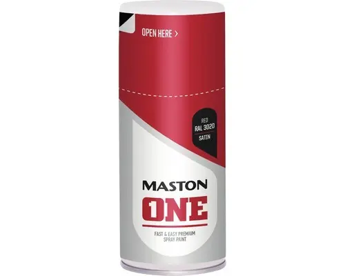Sprühlack Maston ONE Satin Red RAL 3020 150 ml