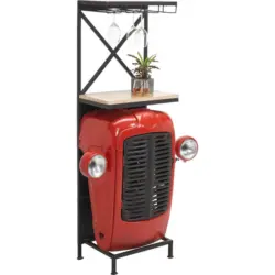 BAR in Naturfarben, Rot, Schwarz