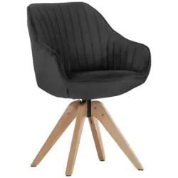 Armlehnstuhl in Velours