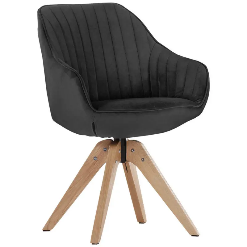 Armlehnstuhl in Velours