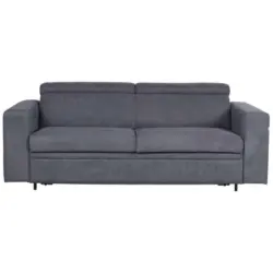 Schlafsofa in Flachgewebe Graublau