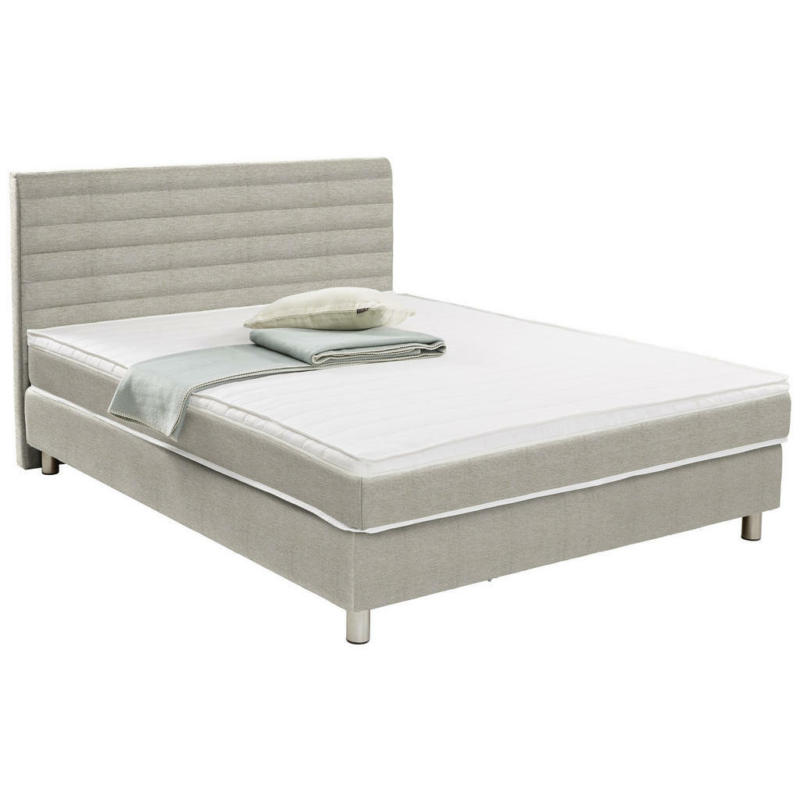 Boxspringbett 140/200 cm in Beige