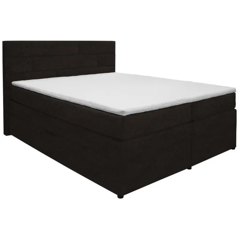Boxspringbett 180/200 cm in Dunkelbraun