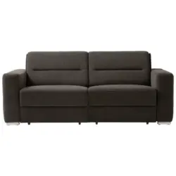 Schlafsofa in Chenille Dunkelbraun