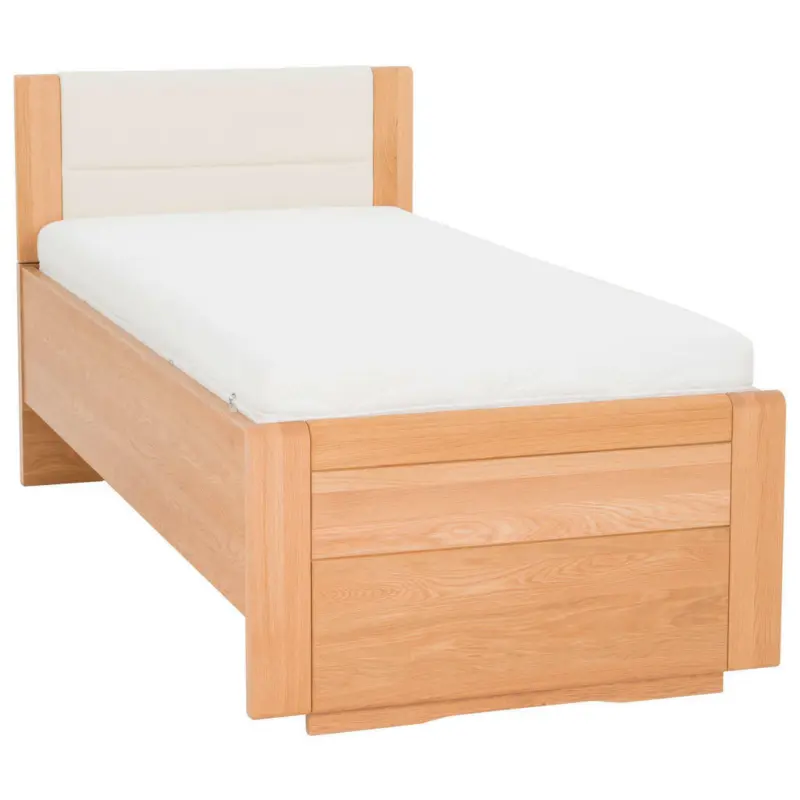 Bett 90/200 cm in Eichefarben
