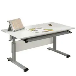 Jugendschreibtisch 120/70/53-79 cm höhenverstellbar