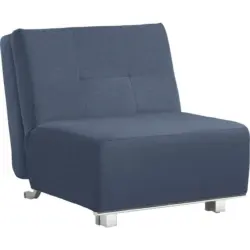 Schlafsessel in Flachgewebe Blau