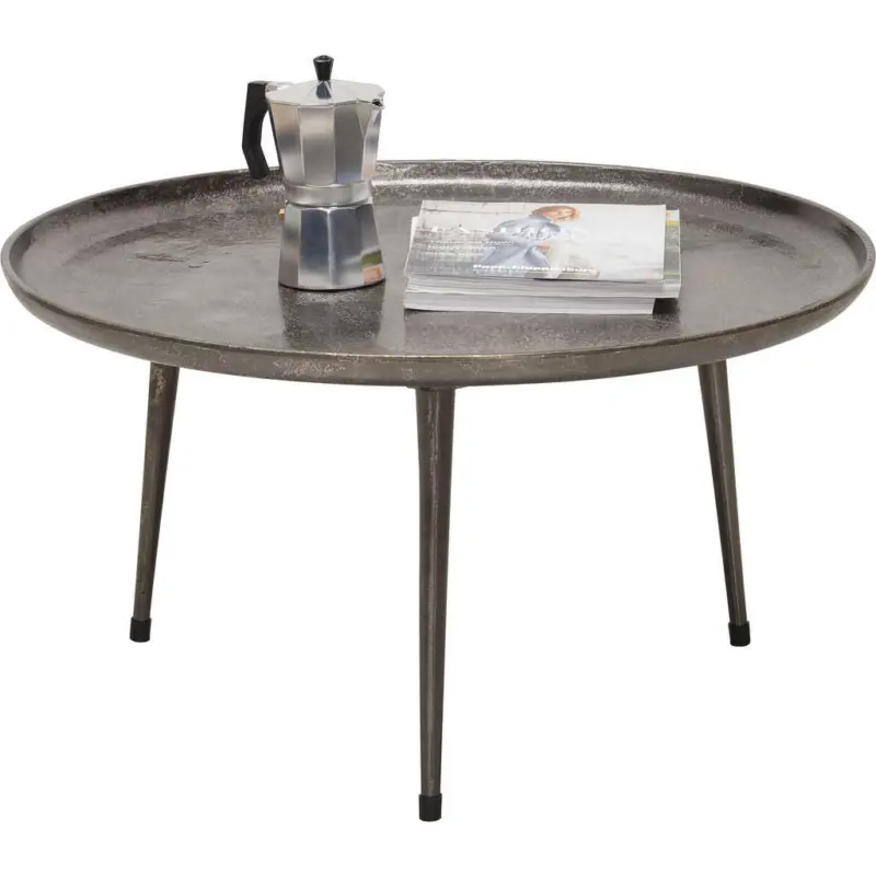 Couchtisch in Metall 75/75/40,0 cm