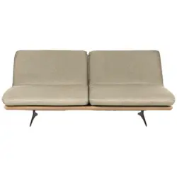 Schlafsofa in Eichefarben, Beige