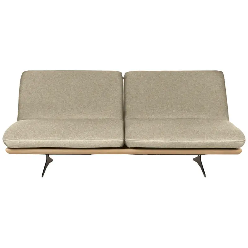 Schlafsofa in Eichefarben, Beige