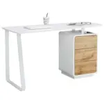 XXXLutz Lauterach - Ihr Möbelhaus bei Bregenz Schreibtisch 140/44-60/76 cm in Weiß, Eichefarben