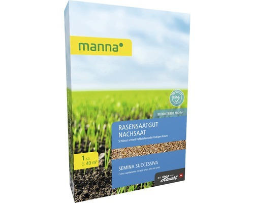 Rasensamen Manna Saat Nachsaatrasen 1 kg / 40 m²