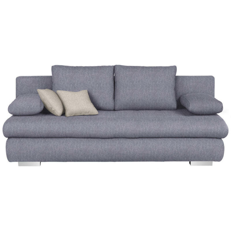 Schlafsofa in Webstoff Violett