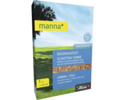 Rasensamen Manna Saat Sonnen- & Schattenrasen 1 kg / 40 m²