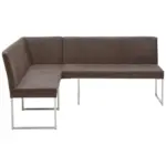 XXXLutz Lauterach - Ihr Möbelhaus bei Bregenz Eckbank 200/160 cm in Braun, Edelstahlfarben