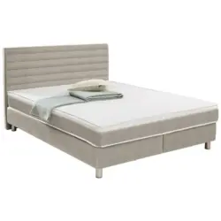Boxspringbett 180/200 cm in Beige