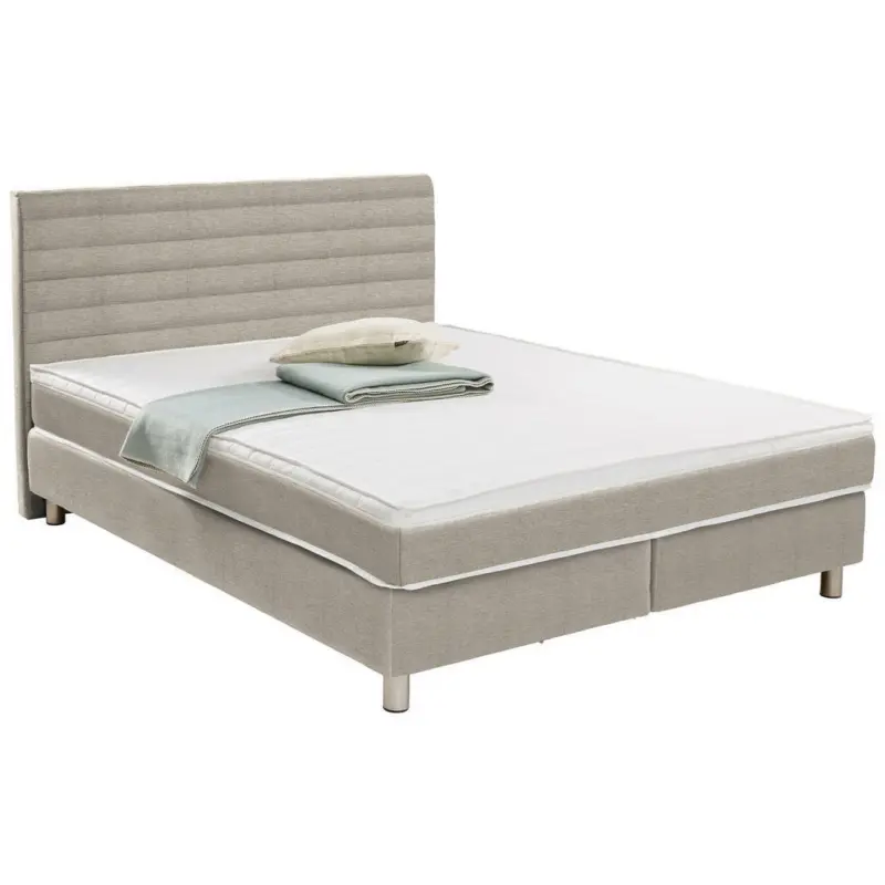 Boxspringbett 180/200 cm in Beige