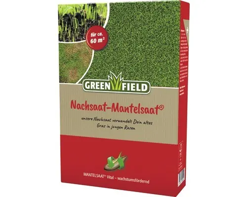 Rasensamen Greenfield Nachsaat 1 kg / 60 m²