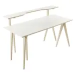 XXXLutz Lauterach - Ihr Möbelhaus bei Bregenz Schreibtisch 160/75/100 cm in Weiß, Eichefarben