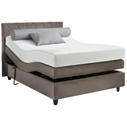 Boxspringbett 140/200 cm in Braun