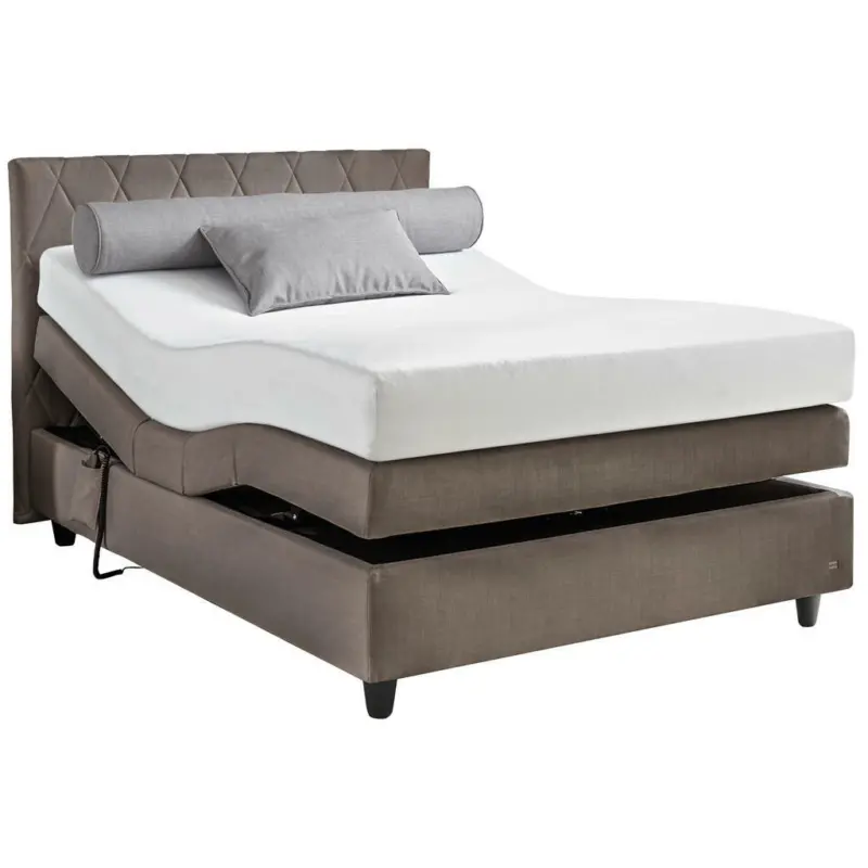 Boxspringbett 140/200 cm in Braun