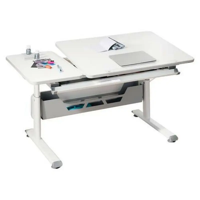 Jugendschreibtisch 130/70/53-79 cm höhenverstellbar