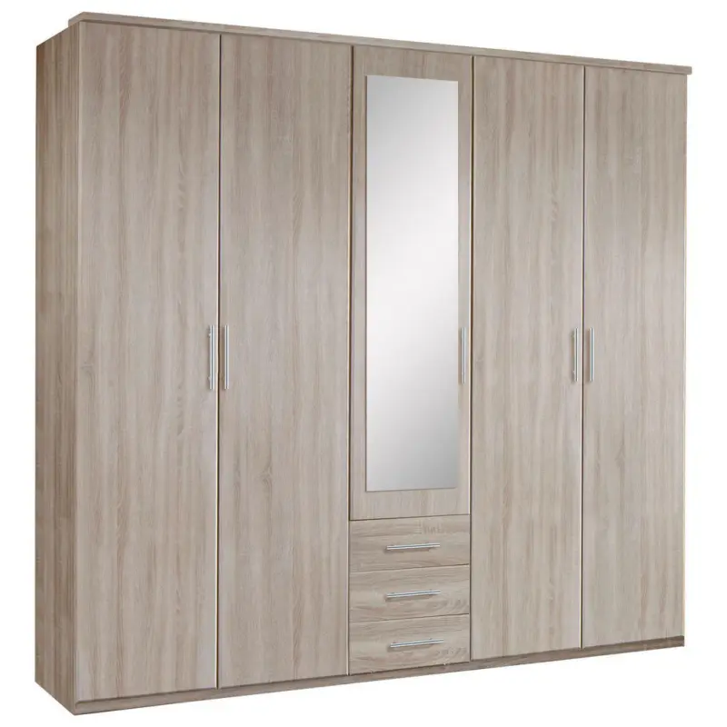 Drehtürenschrank in Eichefarben