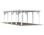 Hornbach Einzelcarport Palmako Karl 23,1 m² 360 x 762 cm weiß