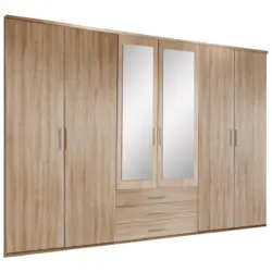 Drehtürenschrank in Eichefarben