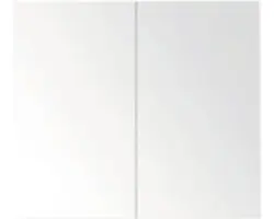 Spiegelschrank Sanox 2-türig 70x13x65 cm Black Oak