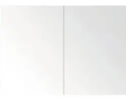 Spiegelschrank Sanox Porto 2-türig 90x13x65 cm Black Oak