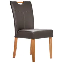 Stuhl in Echtleder pigmentiert