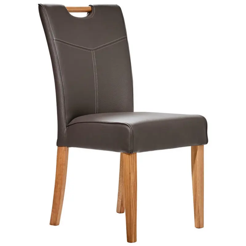 Stuhl in Echtleder pigmentiert