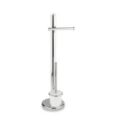 Wc-B&uuml;rstengarnitur in Metall Kunststoff