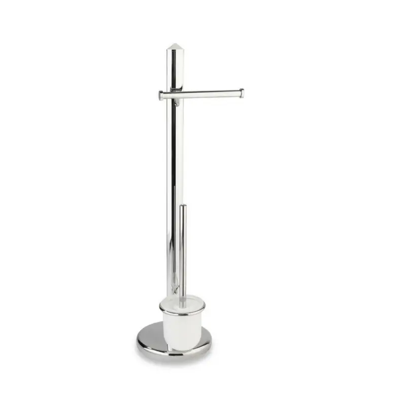 Wc-B&uuml;rstengarnitur in Metall Kunststoff