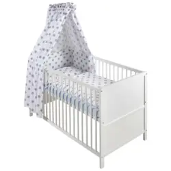 Gitterbett-Komplettset Star 144,5/74,5/82 cm